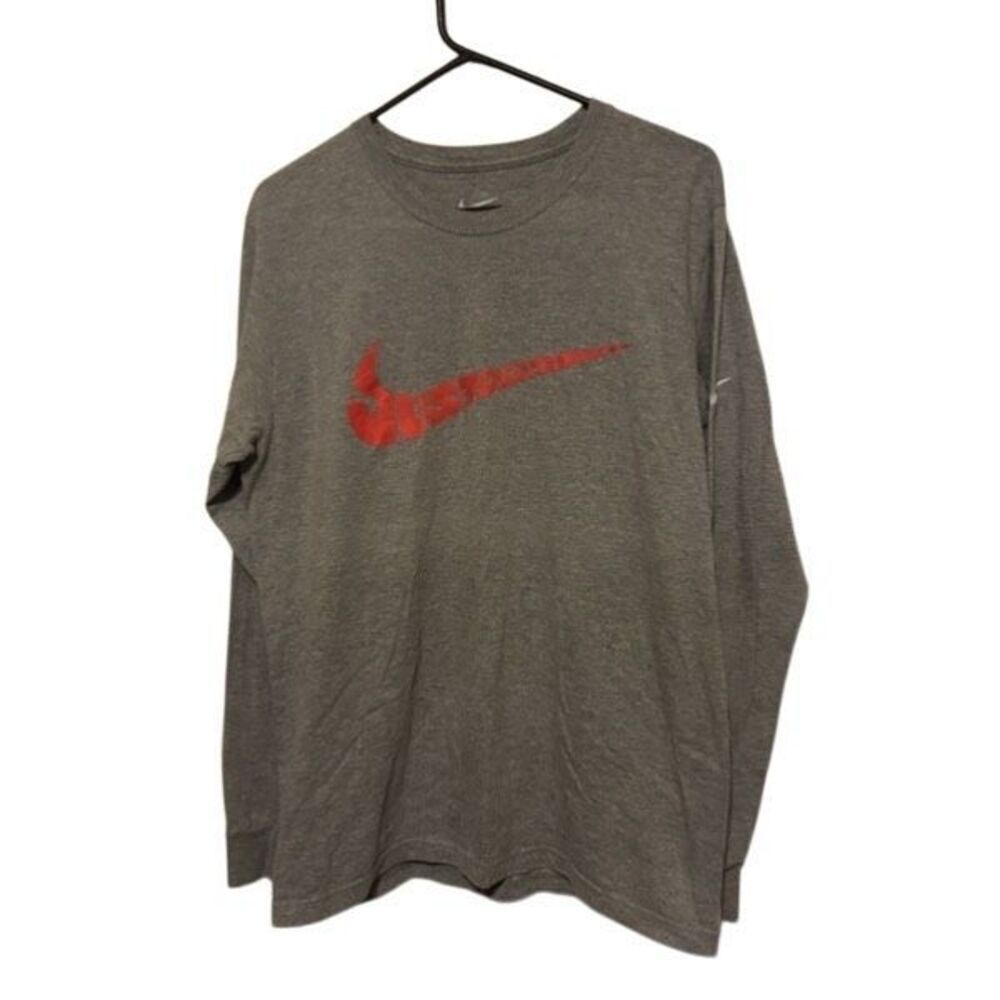 Just Do It Size Large Nike Regular Fit Long Sleeved T-Shirt